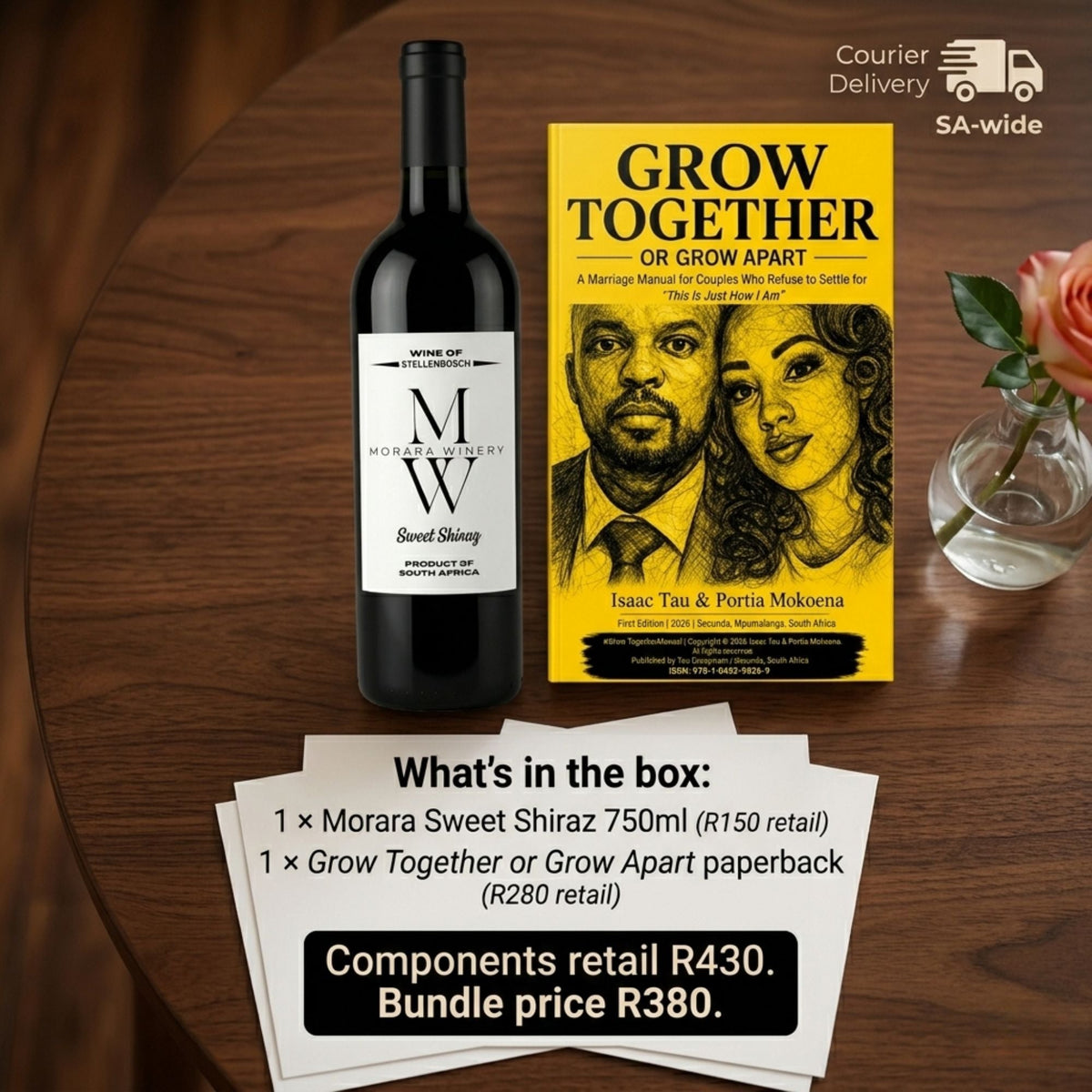 Date Night Starter Kit — Morara Sweet Shiraz + Grow Together or Grow Apart