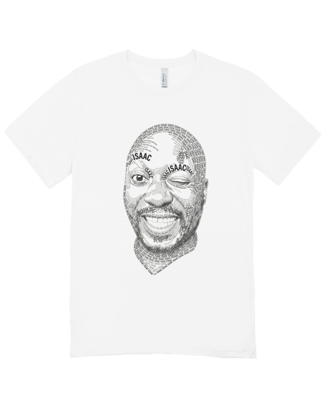 Bespoke Micro-Typographic Portrait Tee (Custom DTF Print)