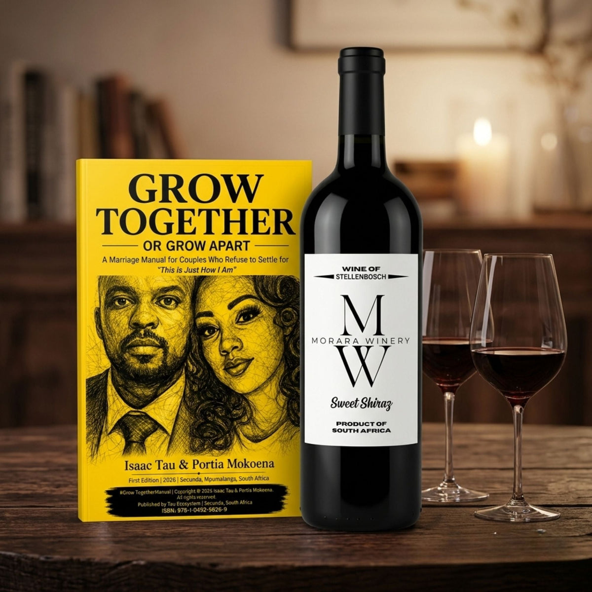 Date Night Starter Kit — Morara Sweet Shiraz + Grow Together or Grow Apart